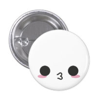 Kawaii Faces Pinback Button