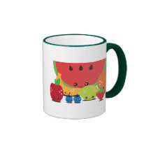 Kawaii Fruit Group Coffee Mug