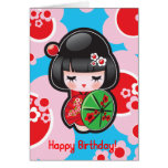 Kawaii Happy Birthday Card