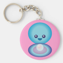 Kawaii Happy Clam Keychains