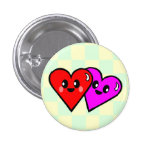 KAWAII HEARTS VALENTINE'S DAY CHECKERBOARD PIN