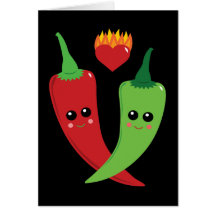 Kawaii Hot Pepper Cards