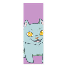 Kawaii Kitten Bookmark Business Cards