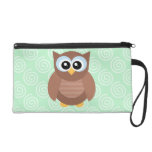 Kawaii Owl Wristlet Bag