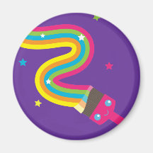 Kawaii Paint Brush Magnets