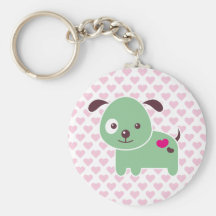 Kawaii puppy keychains