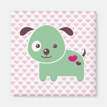 Kawaii puppy magnet