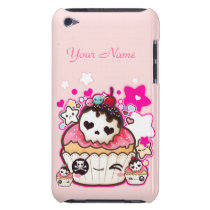 Kawaii skull cupcakes with cute stars casemate cases