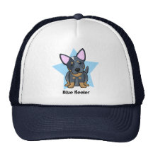 Kawaii Star Blue Heeler Hats