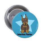 Kawaii Star Red Doberman Pinscher
