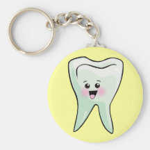 Kawaii Tooth Dental Art Key Chain