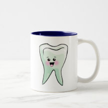 Kawaii Tooth Dental Art Mug