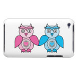 Kawaii Valentines Owls Barely There iPod Cases
