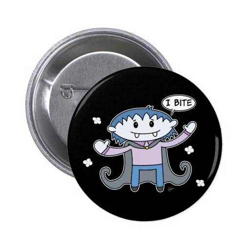 Kawaii Vampire - Night Button