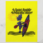 Kayak A Quiet Paddle Waves Full Colour Flyer