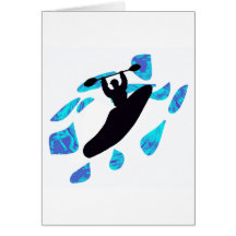 Kayak As IS Greeting Cards