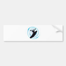 Kayak Boiley Swirly Bumper Sticker