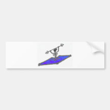 Kayak Bones Shifter` Bumper Sticker