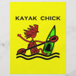 Kayak Chick Designs & Things Flyer Design