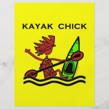 Kayak Chick Designs & Things Flyer Design