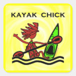 Kayak Chick Designs & Things Sticker
