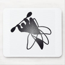 Kayak My Job Mouse Pads