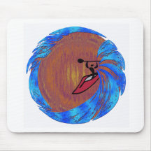 Kayak patch fall mousepads