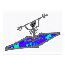 Kayak souls ride postcards