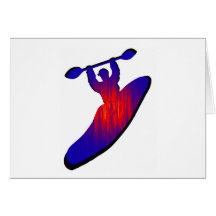 kayak Straight Lined Card