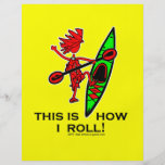 Kayak This Is How I Roll II Full Color Flyer