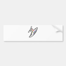 Kayaki Face Bumper Stickers