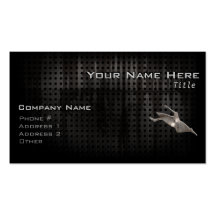 Kayaking; Cool Black Business Card Template