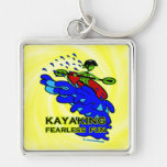 Kayaking Fearless Fun Gifts Key Chain