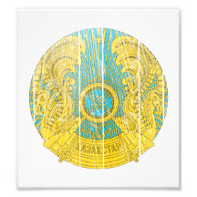 Kazakhstan Coat Of Arms Photographic Print