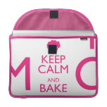 KEEP CALM AND BAKE SLEEVE FOR MacBook PRO