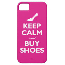 Keep Calm and Buy Shoes (hot pink) iPhone 5 Cover