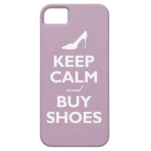 Keep Calm and Buy Shoes (pale violet) iPhone 5 Covers