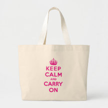 Keep Calm And Carry On Bag
