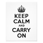 Keep Calm and Carry On Black and White Photo
