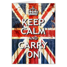 Keep Calm and Carry On Card