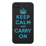 keep calm and carry on iPhone 4 cover