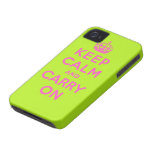 keep calm and carry on iPhone 4 case
