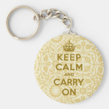 Keep Calm And Carry On Key Chain