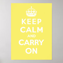 Keep Calm and Carry On_LEMON MERINGUE Poster