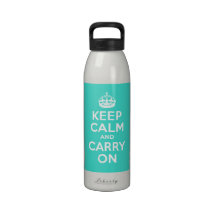 Keep Calm and Carry On Liberty Bottle Reusable Water Bottle