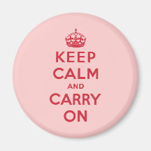 Keep Calm And Carry On Magnet