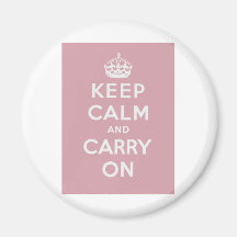 Keep Calm And Carry On Magnet