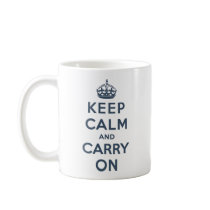 Keep Calm And Carry On Mug