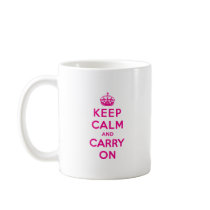 Keep Calm And Carry On Mugs