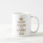 Keep Calm And Carry On Mug